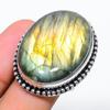 Labradorite Gemstone 925 Sterling Silver Gift Jewelry Ring Size 7