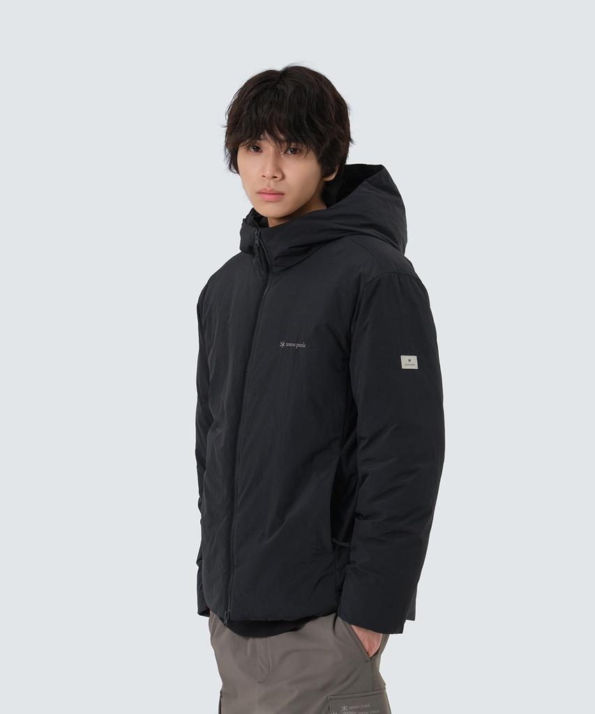 Snow Peak Land Hood LW Down Jacket Outerwear Down and Size XL GS-S25WMGDJ50, Jacket, Filling, Men's Women's, Black,