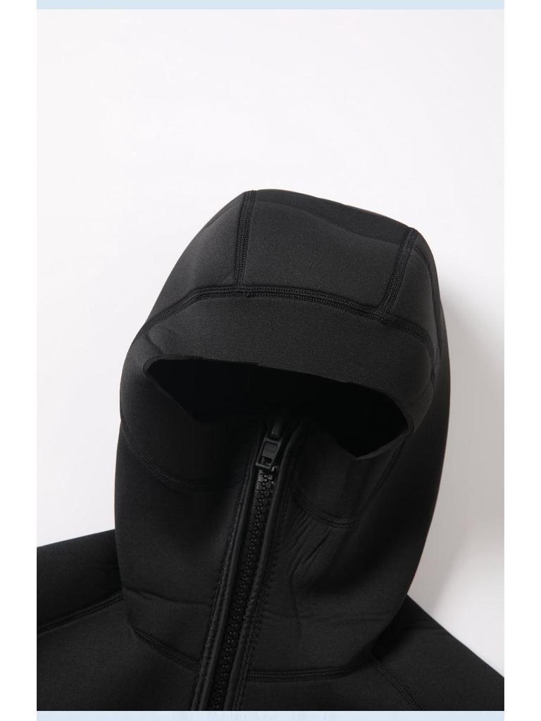 Унисекс гидрожилет для дайвинга 3 мм с капюшоном – Теплый гидрокостюм для серфинга, виндсерфинга и защиты от холода