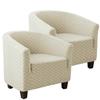 Elastic Club Tub Chair Cover Jacquard Solid Color Sofa Covers Stretch Single Chairs Protector Covers for Study Bar Counter