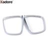 Rearview Mirror Eyebrow Cover Trim For Renault Koleos 2016- Carbon Car Side Mirror Rain Shield Sun Visor Guard Accessories
