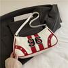 Japan and South Korea ins Boston bag women's new trend handbag niche shoulder messenger bag racing small square bag