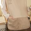 New Waterproof Stain-Resistant Apron Wipeable Hands Vest Style Breathable Sleeved Apron Anti Dirty Multipurpose Coffee House