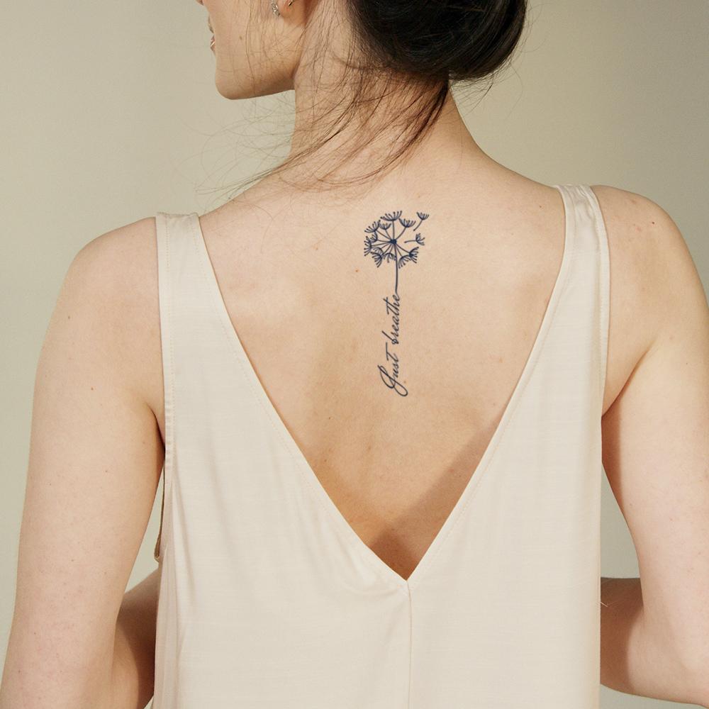 1 Sheets Waterproof Semi Permanent Long Lasting Fake Tattoos Women's Arm Fake Tattoos Herbal