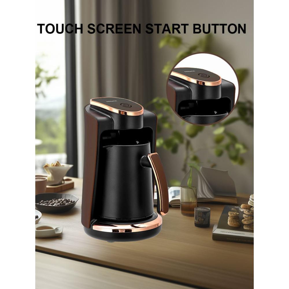 Электрическая кофеварка для приготовления чая и кофе 250 мл, турецкая кофемашина на одну чашку