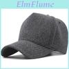 Big Size Wool Cap Basebal 5 Panels Man Outdoors Warm Felt Sport Hat 5660cm 6065cm