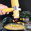Creative Fruit Vegetable Kitchen Gadget Manual Stainless Steel Corn Thresher Peeler Cob Stripper Remover Food Crusher Separator
