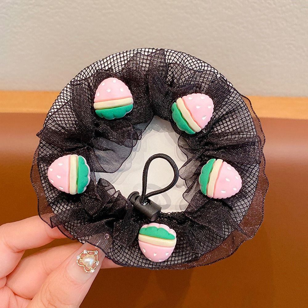 Модный головной убор балетная сетка для волос корейский стиль для девочек чехол для пучка снуд эластичная сетка для волос для детей