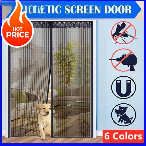 2027 2026 NEW Summer Door Net Mesh Magnet Screen Window Door Curtains Anti Mosquito Anti Insect Net Door Mesh Netting