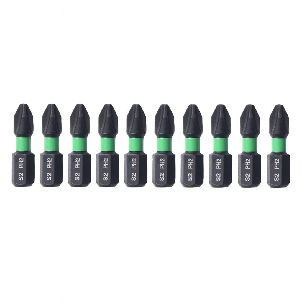 10 шт. Ручная дрель Магнитная отвертка Бита 25 мм