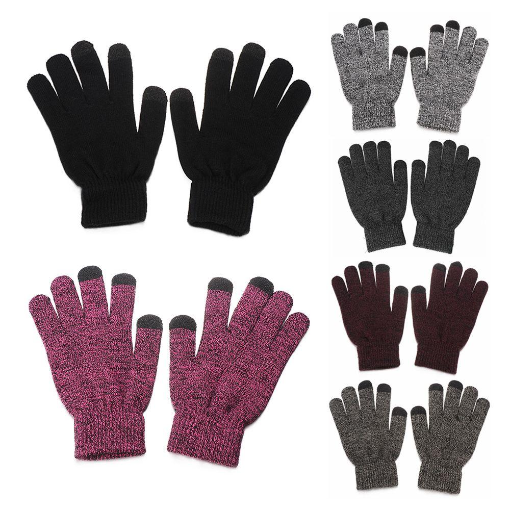 Новые перчатки для сенсорного экрана, утеплитель для шеи, шапка, шарф, перчатки, комплект, флисовый шарф, шапка-бини, зимняя теплая