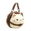 Cat Plush Bag for Birthdays Wallet Stuffed Toy Shoulder Purse