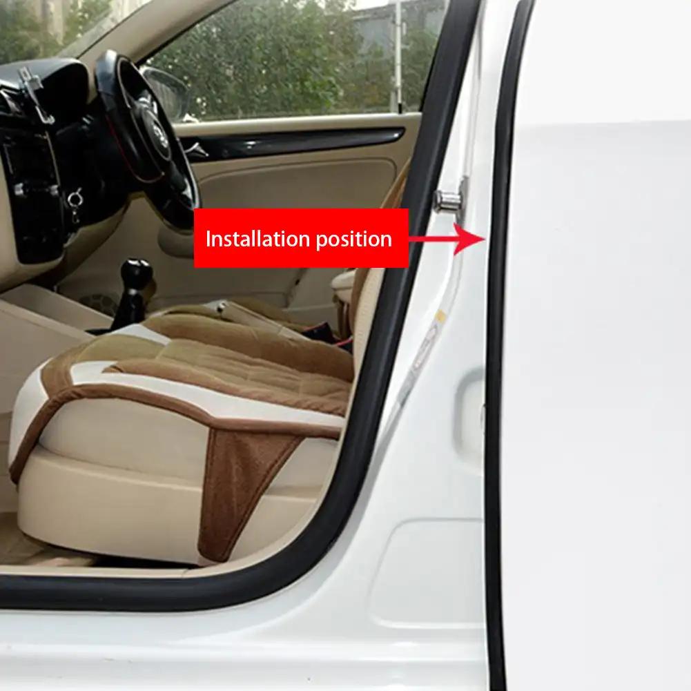 Уплотнительная полоса для кромки двери автомобиля, резиновый уплотнитель для слота для карты, стойки B, водонепроницаемая звукоизоляционная автомобильная уплотнительная полоса, защита от царапин