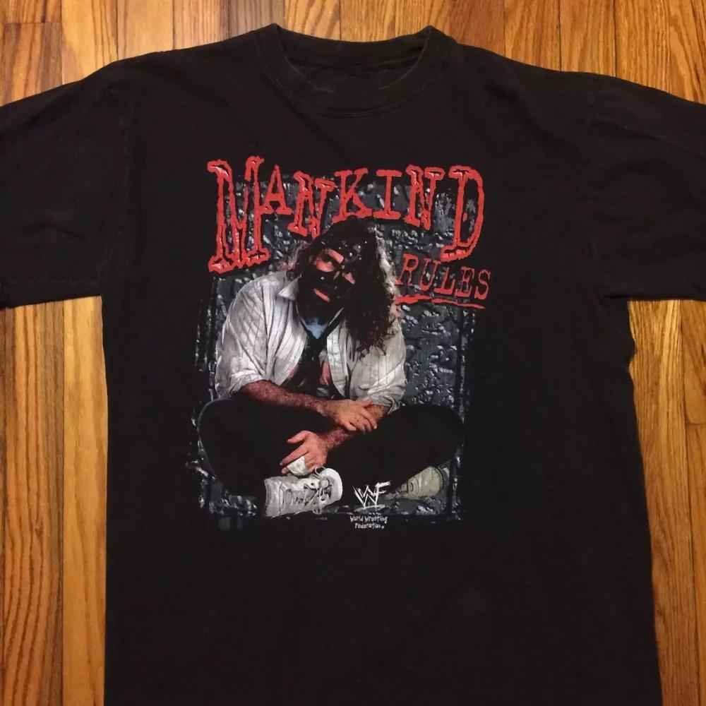 Футболка Мик Фоли Рестлинг Mankind Полный Размер S-5XL Унисекс Футболка