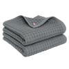 Bloom Imabari Towel Сертифицированное лицевое полотенце Вафельное Сделано в Японии Набор из 2 штук, Полотенце, Льеж, (Древесный уголь)