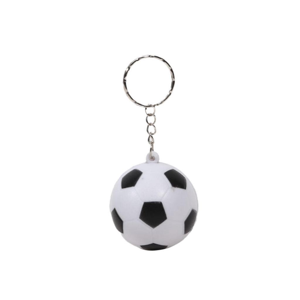 Creative Cartoon Sports PU Ball Keychain Simulated Mini Ball Keyring Pendant Boyfriend Gift Souvenir Novelty Toy Ornament Rugby Baseball Basketball