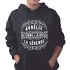 Sweat à Capuche - Aurélie - Noir - Col capuche - Manches longues - Taille Unisexe