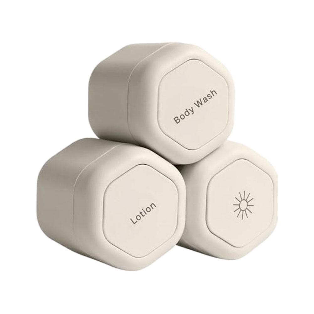 3 шт./лот Магнитные Дорожные Многоразовые Бутылочки Контейнер Уход за Телом Капсула Портативный Косметический Диспенсер Для Путешествий Пустые Контейнеры