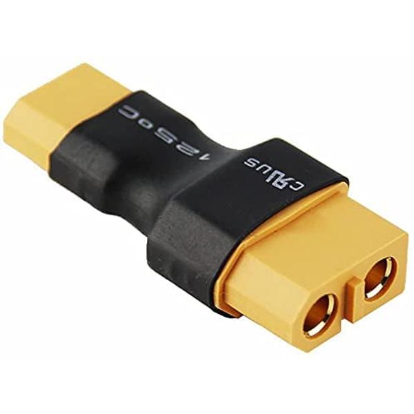 Battery Adapter Converter XT30 to XT60 | 5-Pack | Lightweight & Durable | For Drones, LiPo Chargers, Pioneer Stereo