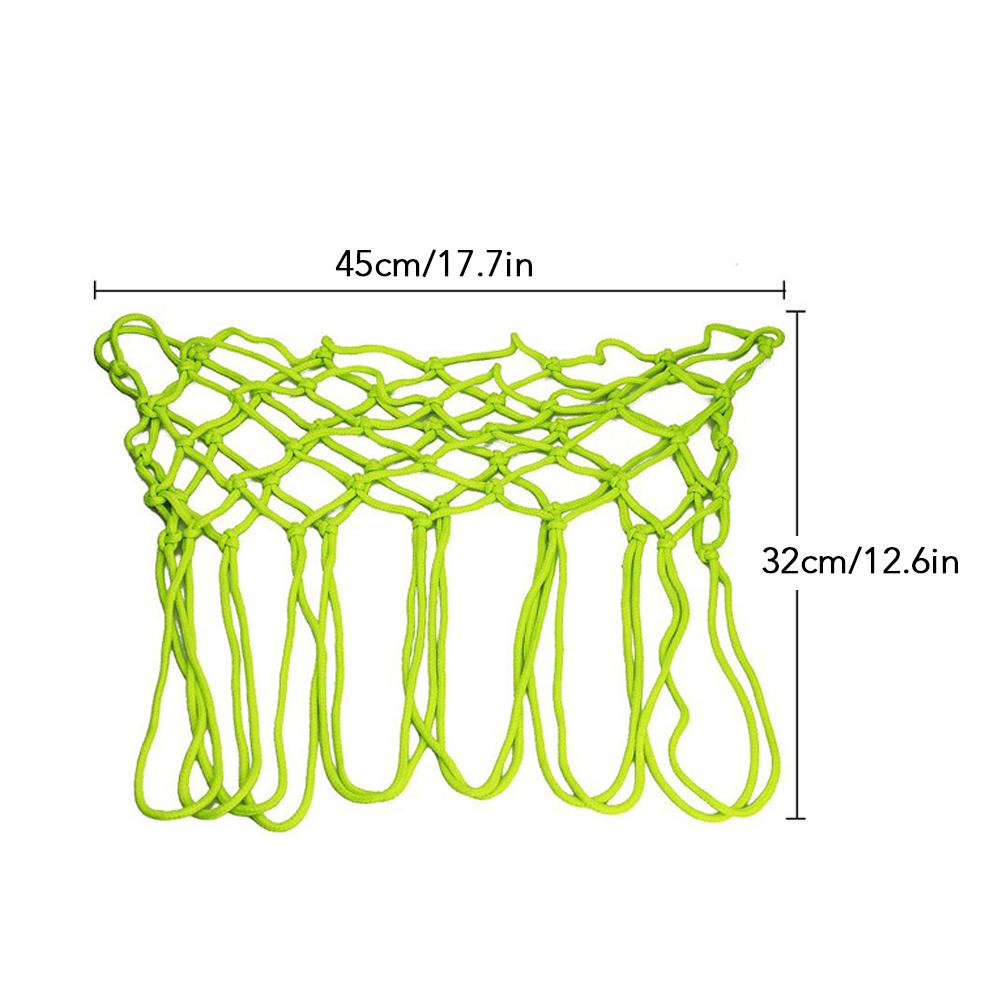 Ночник Баскетбольная сетка Нейлоновая светящаяся баскетбольная сетка с ободом для баскетбольного кольца 12 петель Стандартный размер Светящаяся баскетбольная сетка на солнечной энергии
