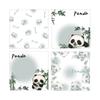 1 Piece Cartoon Adhesive Cute Kawaii Panda Notes Notepad Memo Pad Office School Supplies Stationery Sticker Decoration