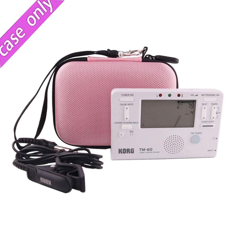 Storage Case for YAMAHA Compatible Storage Case WERJIA TDM-700G/KORG TM-60/TM-50 Tuner/metronome - (pink)