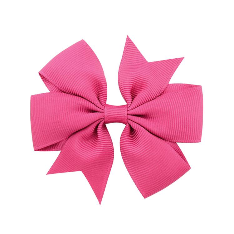 Hot Sale Solid Color Ribbon Fishtail Bow Hair Clip 40 Colors Children's Hair Clip Hair Accessories