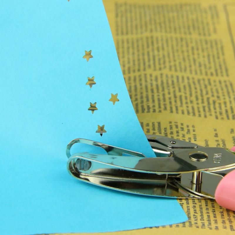 Ручной перфоратор для бумаги с отверстиями различных форм, дырокол для одного отверстия