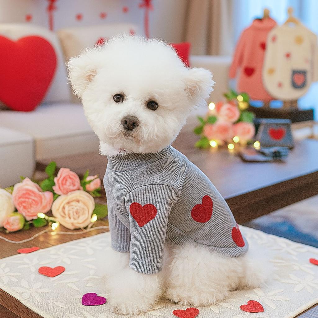 Pet Circle Одежда для питомцев Собака Кошка Домашняя Двухногая Тедди Большой Медведь День Святого Валентина Нижняя рубашка