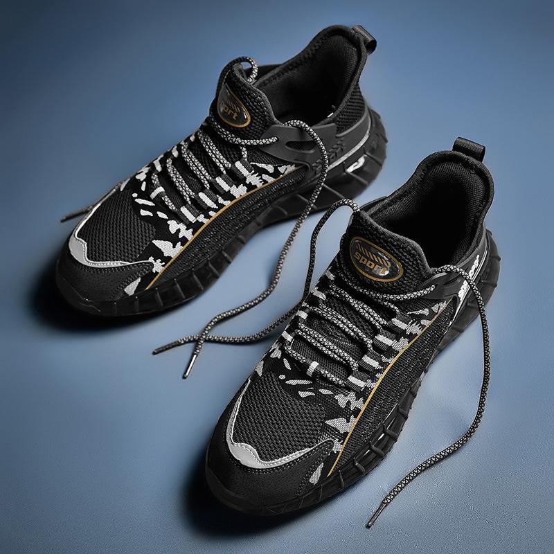 Luxury 2024 Chinese Style Trend Outdoor Casual Shoes Breathable Mesh Lightweight Men's Shoes Running and Sports Shoes Sneakers