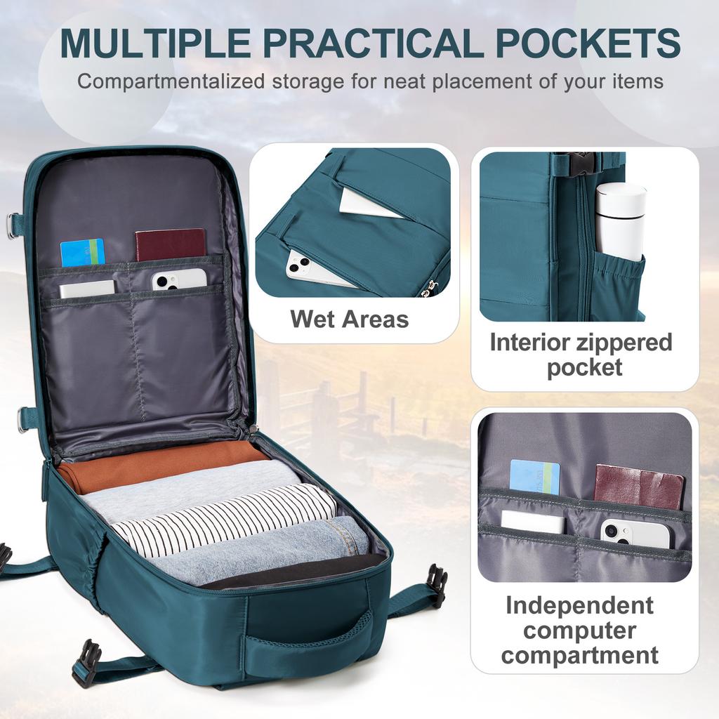 Ryanair 40x20x25 Women Men Hand Luggage Backpack Business Laptop Bag College Travel Backpack Waterproof Carry On Cabin Backpack