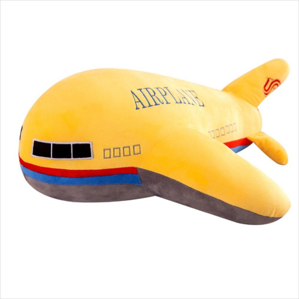 Pillow Pillow Dolls Airplane Plush Toys Stuffed Toys Simulation Airplane Aircraft Stuffed Pillow