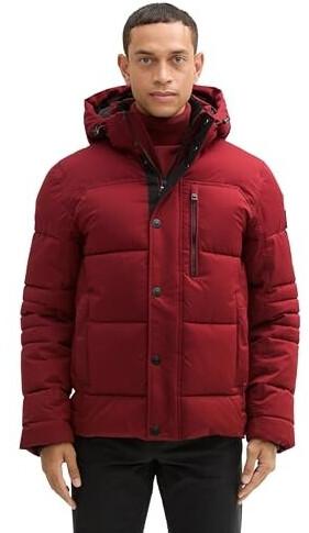 Зимняя куртка Tom Tailor Puffer Winter Jacket With Detachable Hood (1044772) бордовый темно-красный