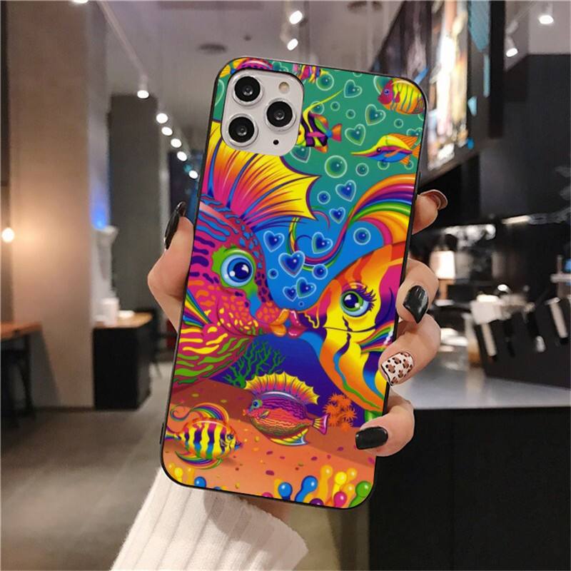 Чехол для телефона Lisa Frank Art для iPhone 12 pro max 11 pro XS MAX 8 7 6 6S Plus X 5S SE 2020 XR