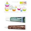 Chocolate Pen + Liquid Food Coloring Tube Green