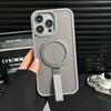 Роскошный матовый ремешок на руку/запястье Чехол для телефона для для Magsafe iPhone 17 16 15 14 Plus 13 12 Pro Max 11 Магнитный держатель Подставка Чехол