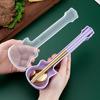 1 Set Spoon Chopsticks Food Grade Mirror Polish Smooth Edge Rust-proof Corrosion Resistant Dinning