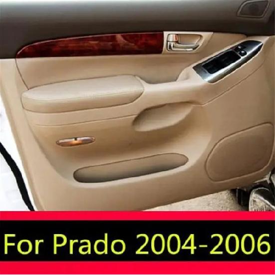 Для Toyota Prado 2004 05 2006 Lexus GX470 дверная панель из микрофибры, подлокотник, кожаный защитный чехол с креплением, автомобильный интерьер