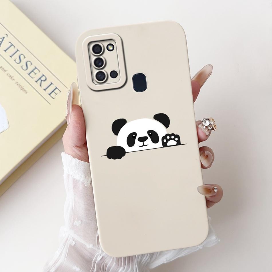 For Samsung Galaxy A21s Case Samsung A21S A 21S SM-A217F Elegant Printing Soft Silicone Camera Protective Shockproof Phone Cases