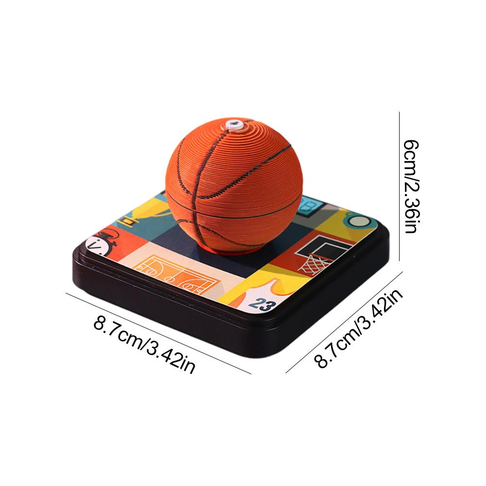 2025 Time Piece Calendar with LED Light and Pen Holder 3D Calendar Paper Carving Art Memo Pad Notepad Novelty Gift