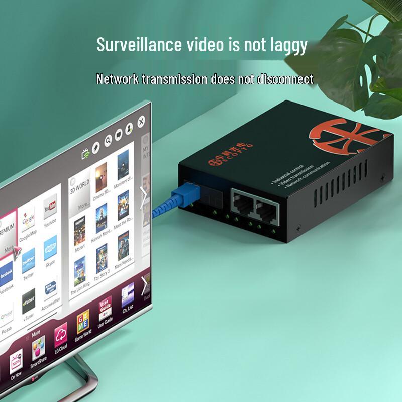 Zhongke Optoelectronics 100M Fast Ethernet SC Fiber Optic Transceiver