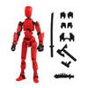 36987 Sets 3D Printed Robot Action Figure with Accessories Multi-jointed Movable Robot Model Articulated Dummy