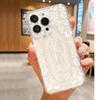 Ударопрочный прозрачный кружевной чехол для серии iPhone 14/15/16/17 Pro Max