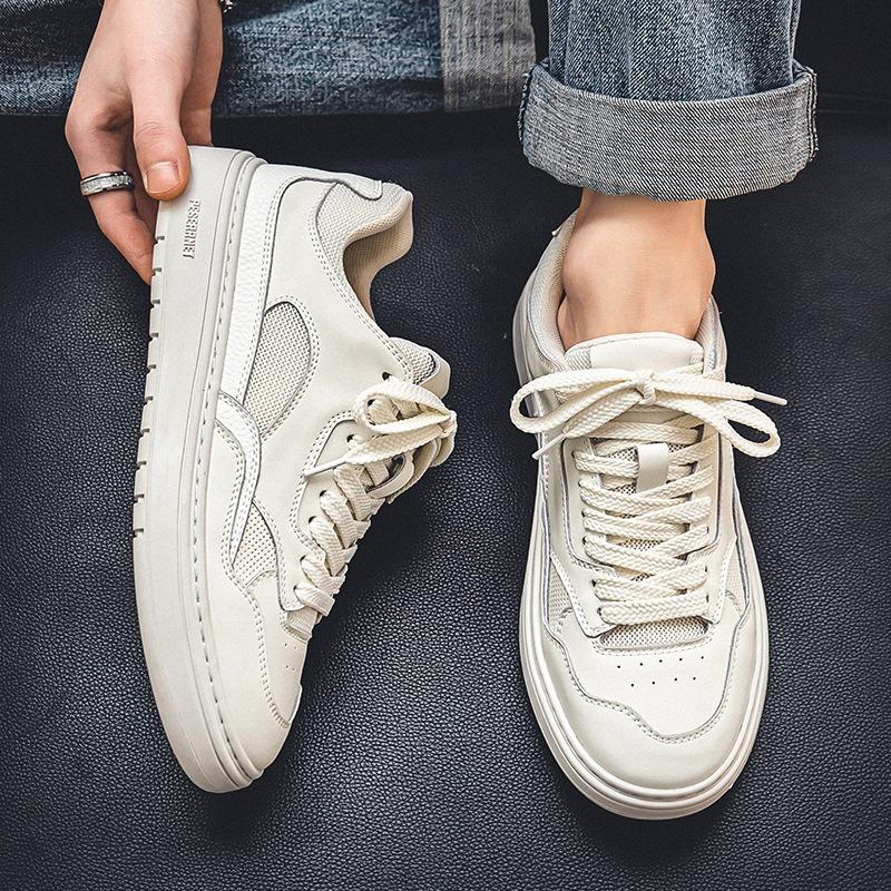 3052 летние маленькие белые туфли новые мужские низкие дышащие повседневные кеды модные универсальные мужские туфли