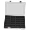 1/64 Model Cars Storage Case Portable Dustproof with 20 Compartments Durability Practical Toy Car