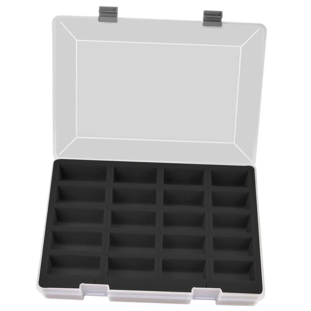 1/64 Model Cars Storage Case Portable Dustproof with 20 Compartments Durability Practical Toy Car