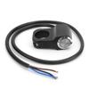 Handlebar Switch Push Button W Light Reset Lock Universal for Motorcycle with 22mm HandlebarRed Light