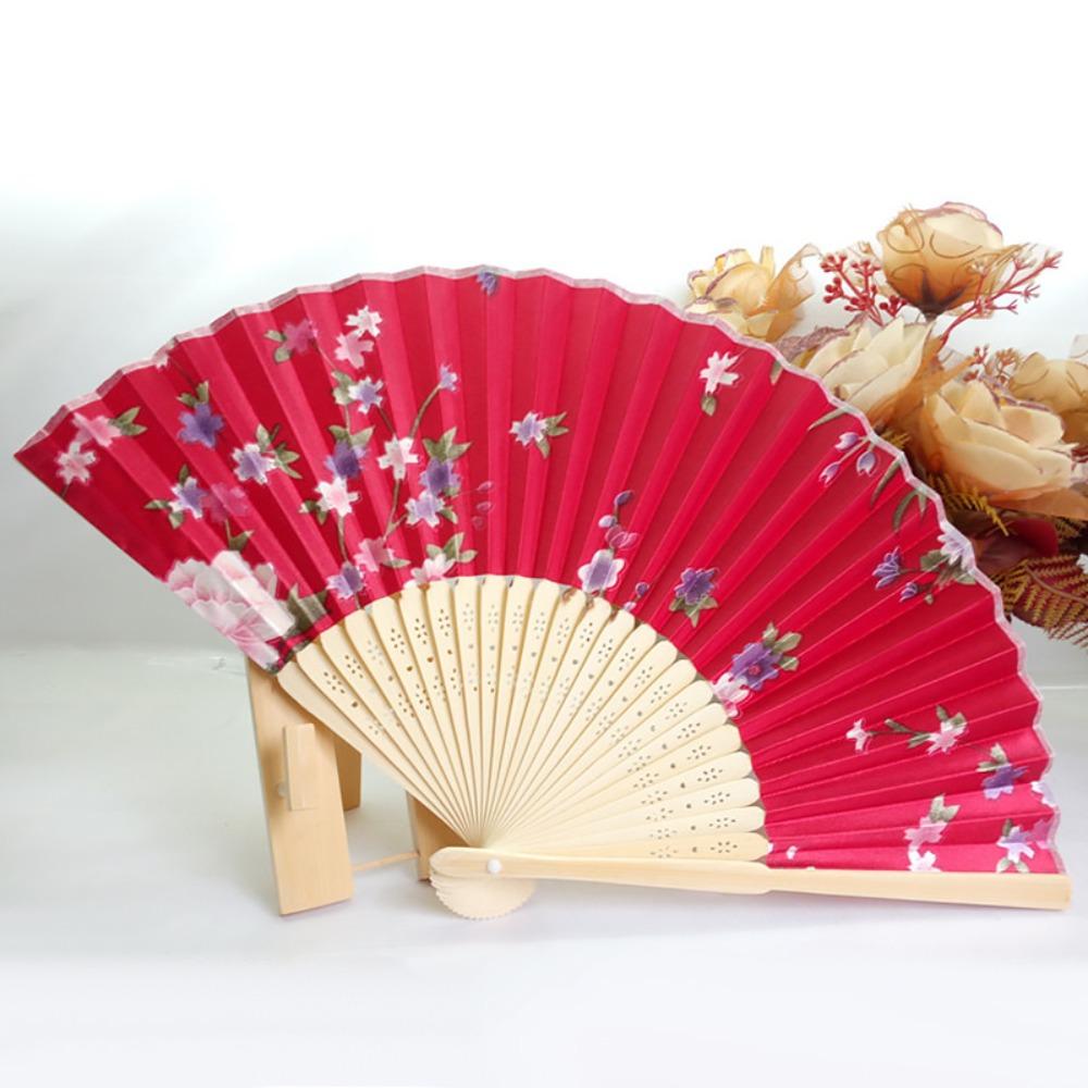 Bamboo Vintage Home Decoration Photography Prop Hand Held Folding Fan Wedding Gifts Ornament Fan