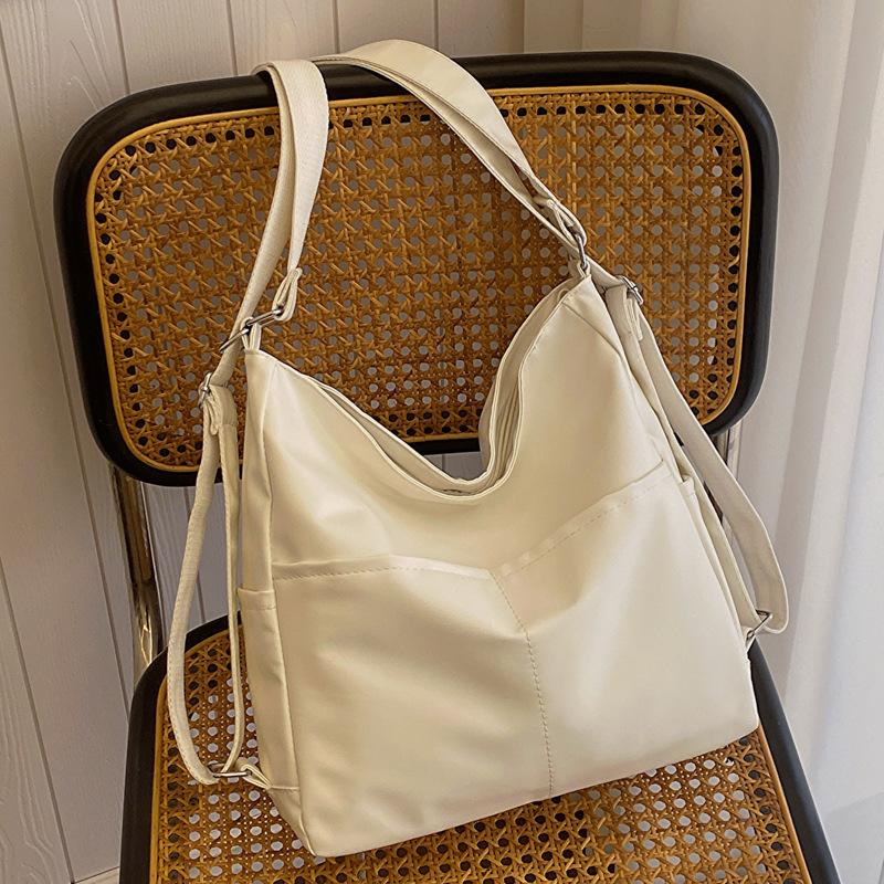 Осенне-зимняя ретро-сумка большого объема для женщин 2024 года, новая популярная иностранная универсальная сумка-мессенджер, модная сумка через плечо