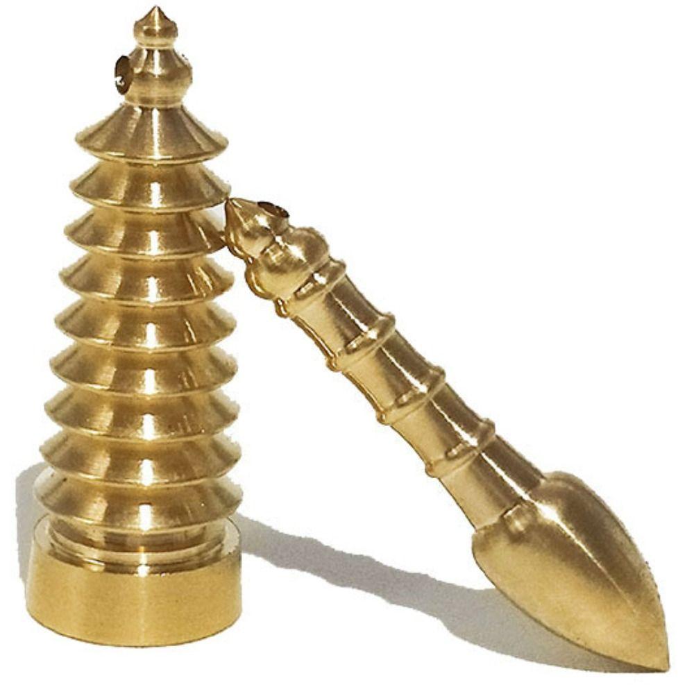 Craft Handcraft Tower Model Statue Pagoda Tower Figurines Wenchang Tower Desktop Ornaments